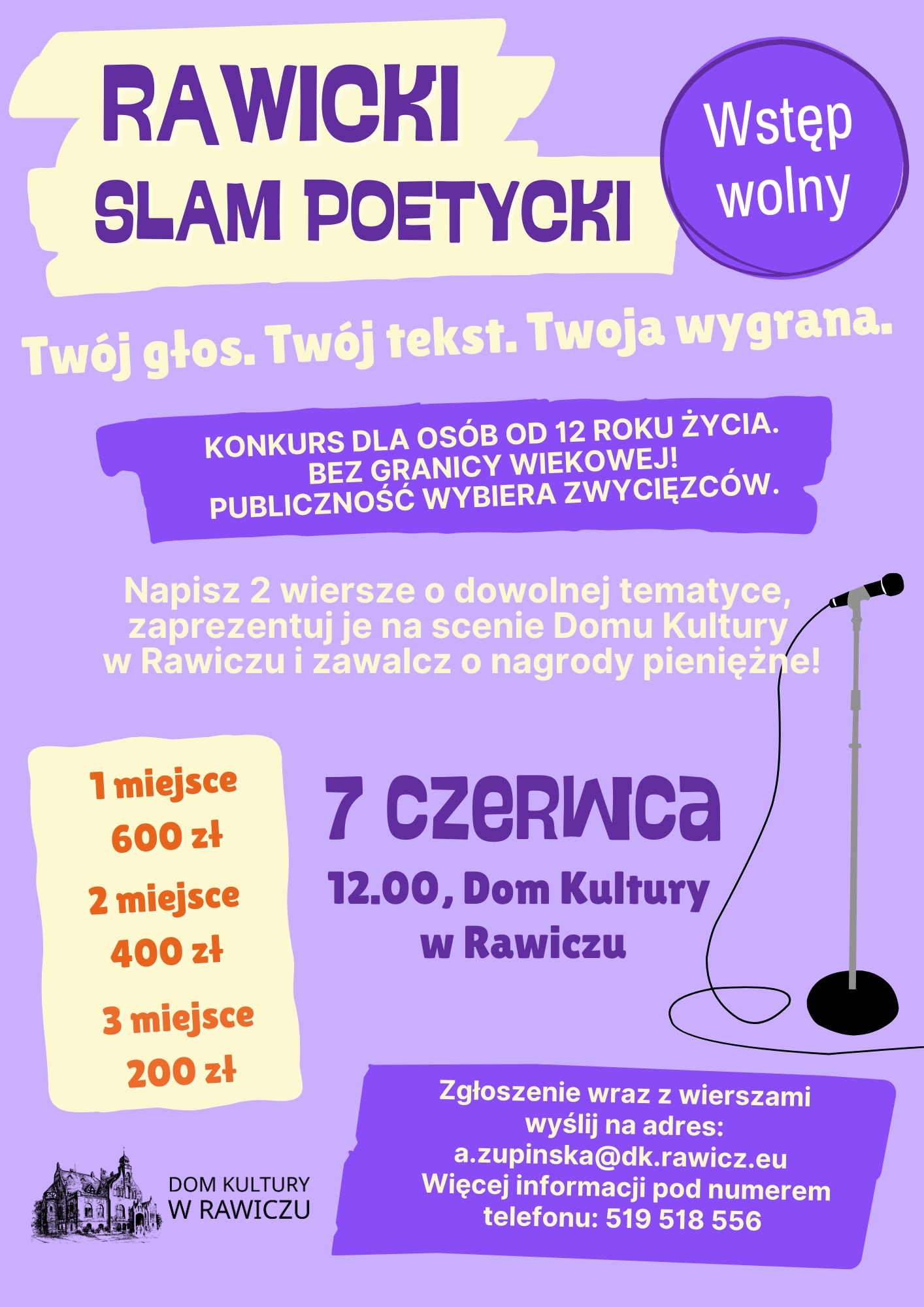 Slam Poetycki z nagrodami